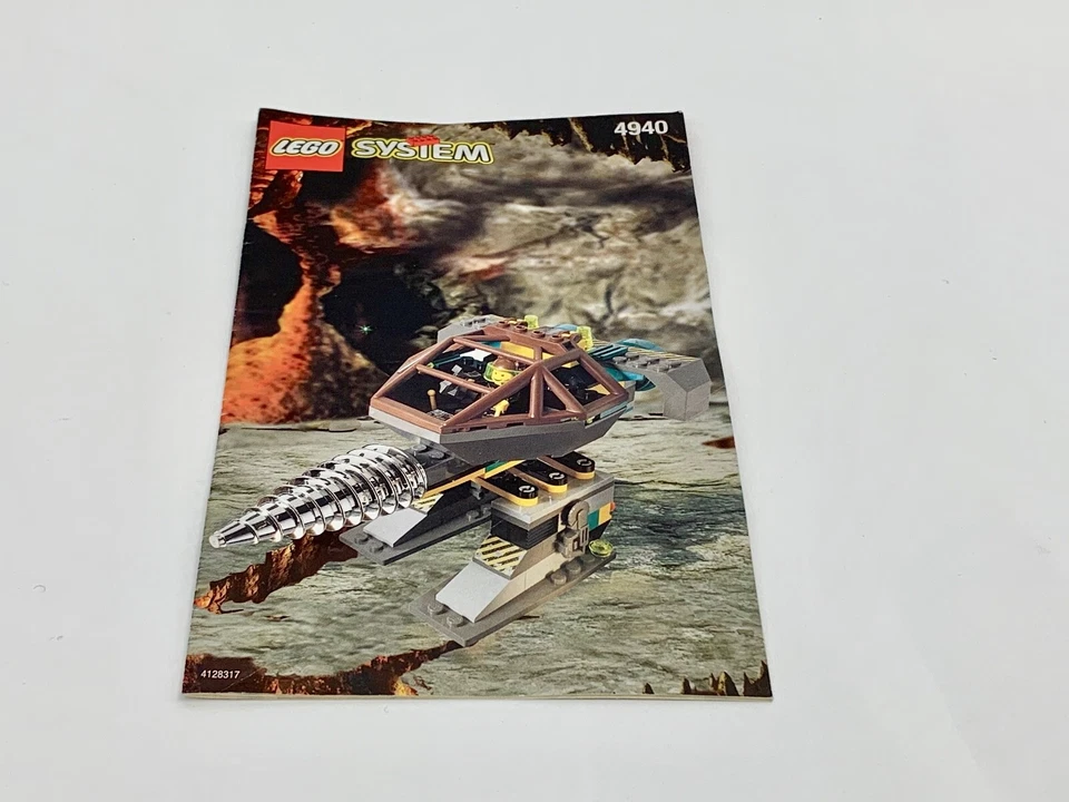 Lego 4940 - Molinillo de granito Rock Raiders - 1999 - ¡¡SOLO MANUAL!!! Foto 1 de 1