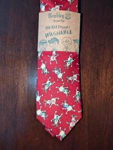 New Boy's Wembley Holiday Tie 48 in Rudolph Christmas Reindeer  - Picture 1 of 4