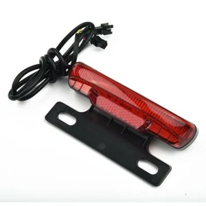 For E-Bike Rear Tail Light Safety Warning Rear Lamp For Electric Bicycle 36-48V - Picture 1 of 12
