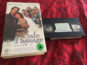SAFE PASSAGE - SUSAN SARANDON, SAM SHEPARD - CLAMSHELL 1994 VHS VIDEO - Picture 1 of 1