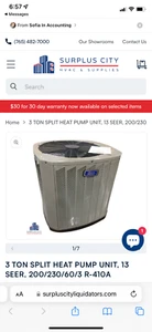 3 ton 3 phase heat pump - Picture 1 of 1