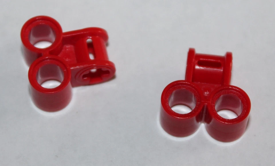 2 x Lego Technic red Axle Joiner 32291  Set 8682 8650 8420 8653 7665 8294 8258 - Photo 1/1