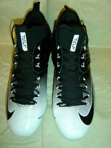 NIKE MEN'S FLYWIRE MIKE TROUT SIGNED 27 BASEBALL CLEATS BLACK & WHITE SIZE 14  - Picture 1 of 7