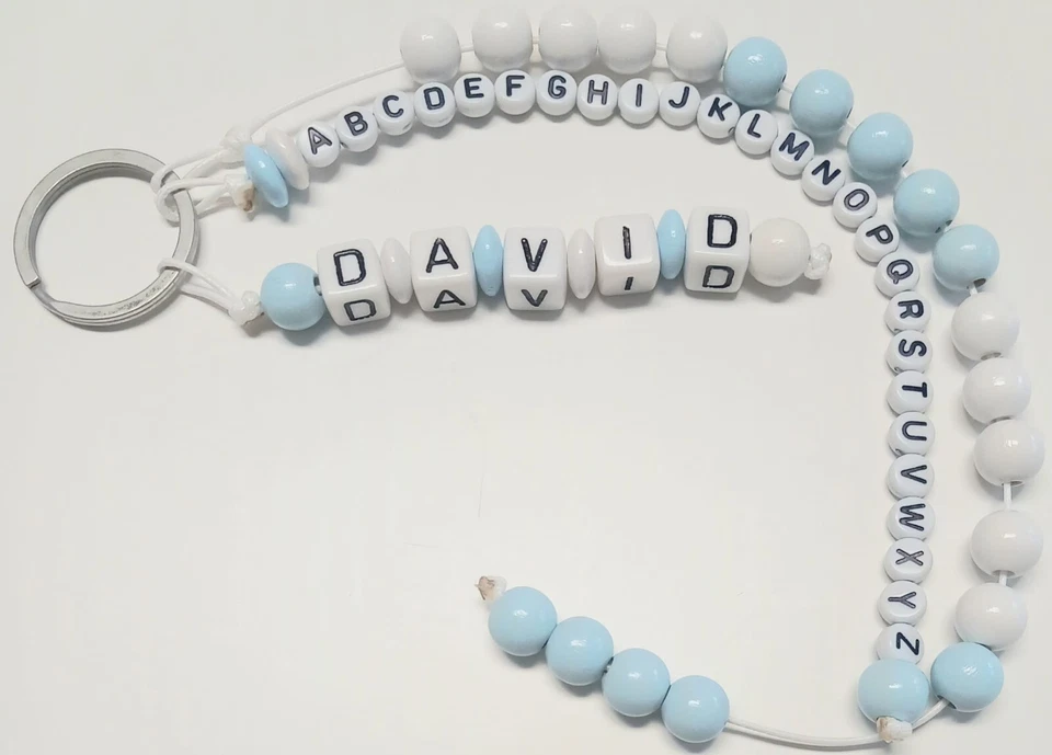 Rechenkette, ABC und mit Namen❤️Junge❤️Mädchen❤️personalisiert Rechenschieber  - Bild 1 von 1