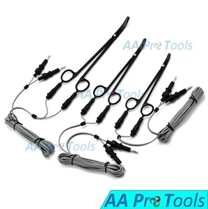 3 Bipolar Forceps Artery Sealer Forceps 7.5", 8.5" & 9.5" 4mm Pin w/Silicon Cord - Picture 1 of 7