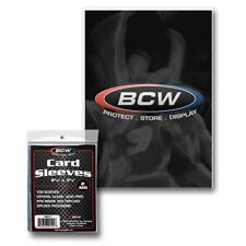 2000 BCW Baseball Trading Card Acid Free Soft Poly Sleeves 2 5/8 X 3 5/8