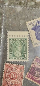 Canada Princess Elizabeth Foreign 1c Green Stamp Used - #A655 - Picture 1 of 2