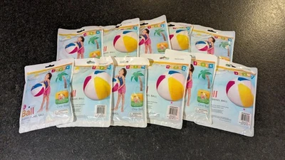11 Intex 24” Glossy Panel Beach Balls Brand New In Package Lot - Image 1 of 4