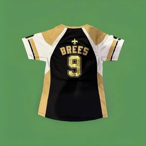 Drew Brees - New Orleans Saints - Women's Majestic Draft Me Fashion Jersey - Med - Picture 1 of 7