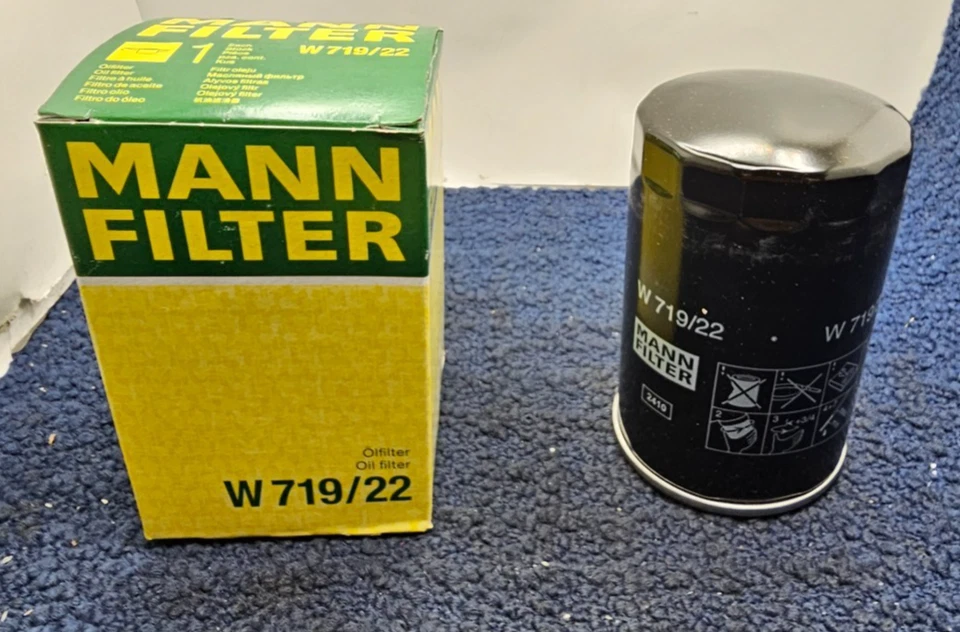 Filtro de aceite de motor Mann-Filter W 719/22 compatible con 92-95 Porsche 968, 83-91 Porsche 944 Foto 1 de 4