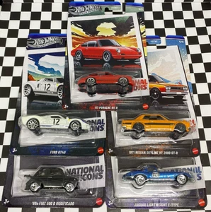 *COMPLETE SET* Hot Wheels 2025 Silver Series National Icons Porsche,Ford,ETC - Picture 1 of 7