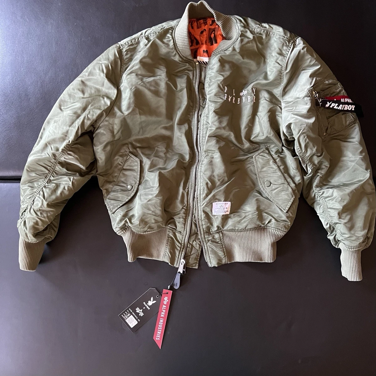 ジャケット・アウター Alpha double-end nylon flight jacket ALPHA INDUSTRIES 3A 382 Mens Small Black Flight Bomber Nylon