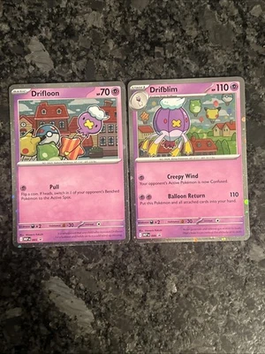 Drifloon MEP 005 Drifblim MEP 006 Black Star Promo Pokémon TCG Mega Evolution NM - Image 1 of 4