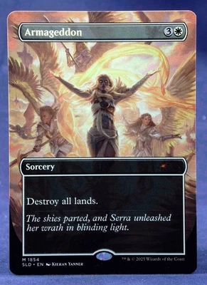 Armageddon - MTG - Secret Lair Artist Kieran Yanner SLD - NM - Image 1 of 2