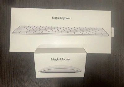 Apple Magic Keyboard & Mouse in Box A2450 / A1657 Bluetooth Open Box-Great Deal - Image 1 of 4