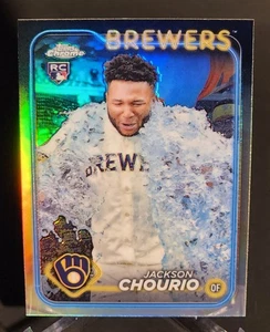 2024 Topps Chrome Update Series - Image Variation Jackson Chourio #USC18 (RC) - Picture 1 of 2