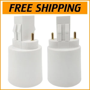 Versatile GX23 to E26 Bulb Holder Adapter - 15-Piece Lighting Solution - Picture 1 of 9