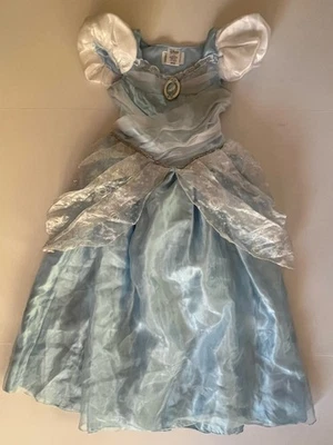 Disney Store Dress Up Size 9/10 Cinderella Blue Ball Gown Costume Halloween - Image 1 of 4