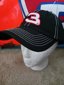 RCR Richard Childress Racing #3 Black Hat Cap NASCAR Dale Earnhardt AustinDillon - Picture 1 of 6