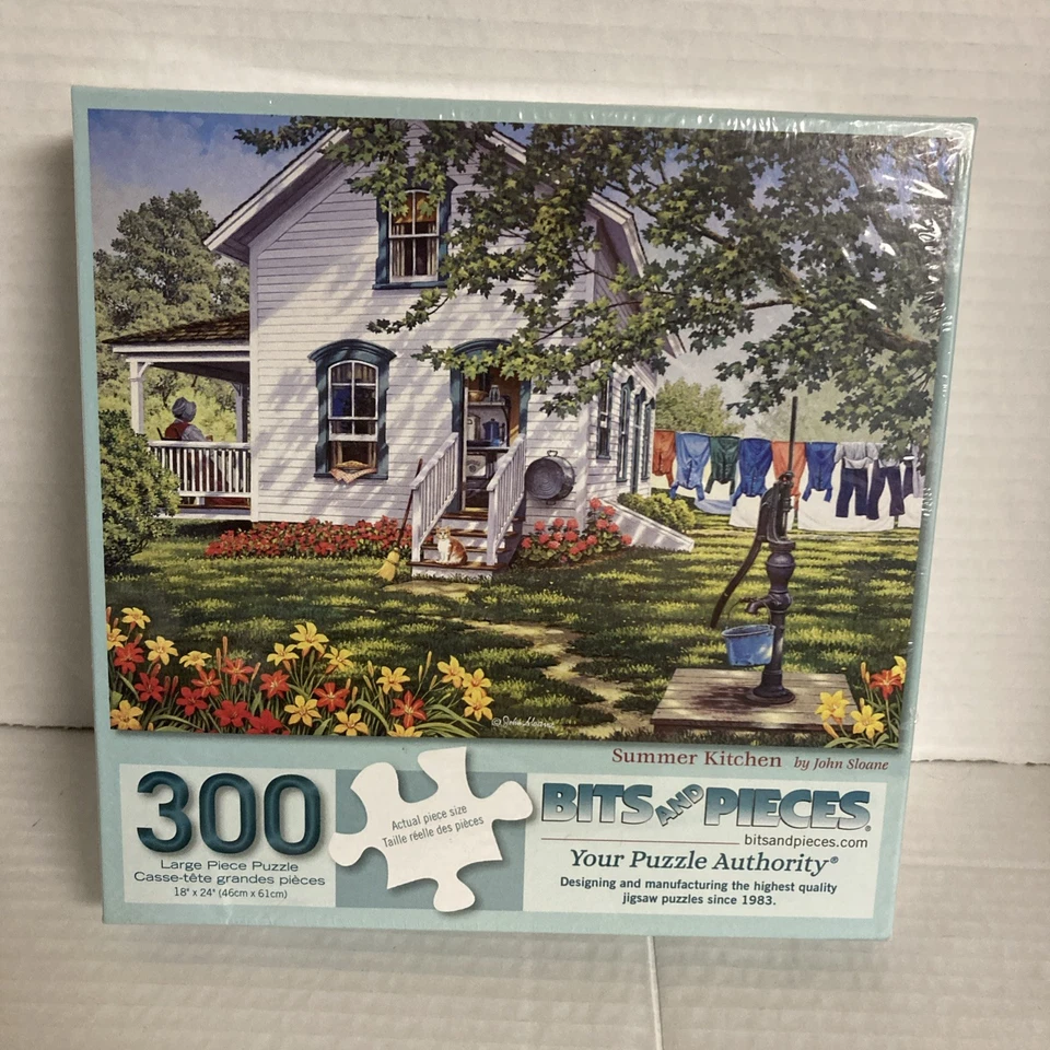 "Rompecabezas de 300 piezas grandes 18""x24"" cocina de verano sellado" Foto 1 de 1