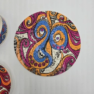 1968 Springbok Thingie OCCUPANT APT 1A Round 7" MINI Puzzle 9022 Complete - Image 1 of 4