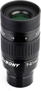 Zoom Eyepiece 7-21mm 1.25" for Telescope 6 Element 4 Group Astronomic Accessory - Picture 1 of 11