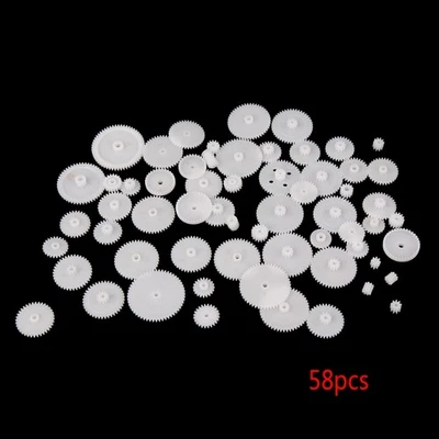58 styles Plastic Gears Cog All The Module 0.5 Robot Parts DIY Accessory - Image 1 of 4