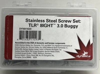 Dynamite DYNH1020 Stainless Steel Screw Set For - TLR 8IGHT 3.0 Buggy - Image 1 of 2