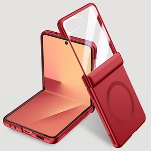 Für Samsung Galaxy Z Flip 7Ständerhülle mit Magnetring Displayschutzfolie - Bild 1 von 17