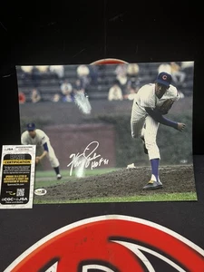 Ferguson Jenkins Autographed Chicago Cubs Signed 11x14 Photo JSA COA MLB￼ - Picture 1 of 3