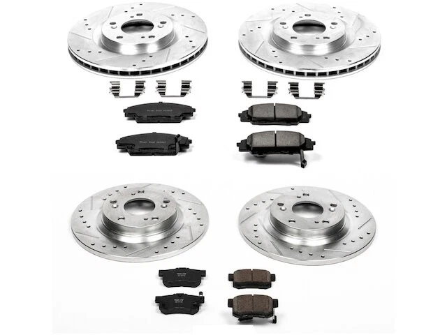 Front and Rear Brake Pad and Rotor Kit For 2000-2009 Honda S2000 2001 HH446VT - Image 1 of 1