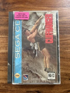 Cliffhanger (Sega CD, 1993) Hülle + Game Disc + Handbuch + Reg Card - Bild 1 von 11
