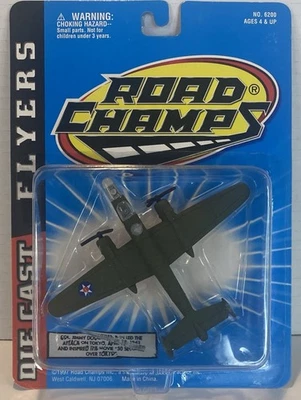 Avión de combate vintage Road Champs Flyers F-4U Corsair Die Cast Marines Segunda Guerra Mundial 1997 Foto 1 de 4