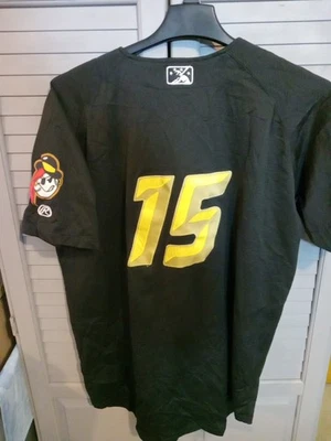 WEST VIRGINIA POWER Game Used #15 XL MiLB ... Charleston Dirty Birds - Image 1 of 4