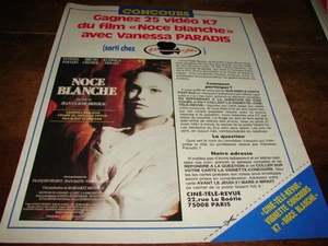 VANESSA PARADIS - PUBLICITE NOCE BLANCHE !!!!!!!!!!!!!! - Imagen 1 de 1