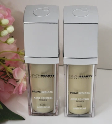 Paquete de 2 imprimaciones para control de acné FUSION BEAUTY Prime Results 1 fl oz SIN CAJA Foto 1 de 2