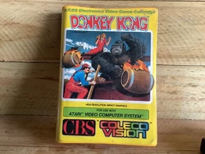DONKEY KONG ATARI VIDEO VINTAGE GAME BOXED - TESTED WORKING GAME - Photo 1/6