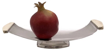 English Sterling Silver Dish in Mid-Century Modern Style - Image 1 of 4