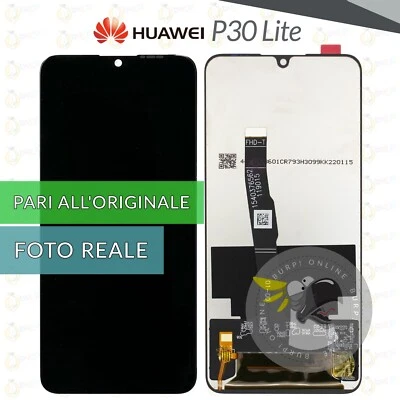 DISPLAY HUAWEI P30 LITE MAR-LX1 MAR-L21 MAR-LX1A SCHERMO VETRO PARI ORIGINALE