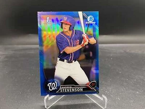 Andrew Stevenson 2016 Bowman Chrome Blue BCP180 /150 Nationals 1st - Picture 1 of 2