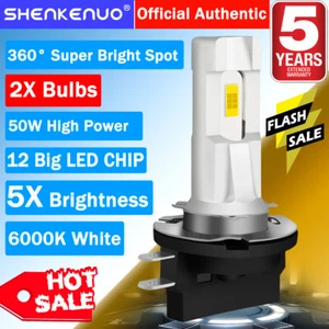 Pair 6000K H11B Low Beam LED Headlight Bulbs For Kia Sorento 2007 2008 2009 US - Picture 1 of 13