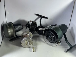 Bulk lot of 4 Vintage Fishing Reels Working Smoothly CJ Higgins, Penn, Sabra+ x4 - Picture 1 of 14