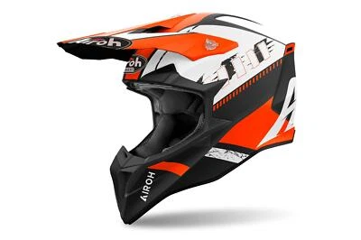 Airoh Wraaap Feel Orange Matt Adult MX Helmet Motocross Off-Road Enduro - Image 1 of 3