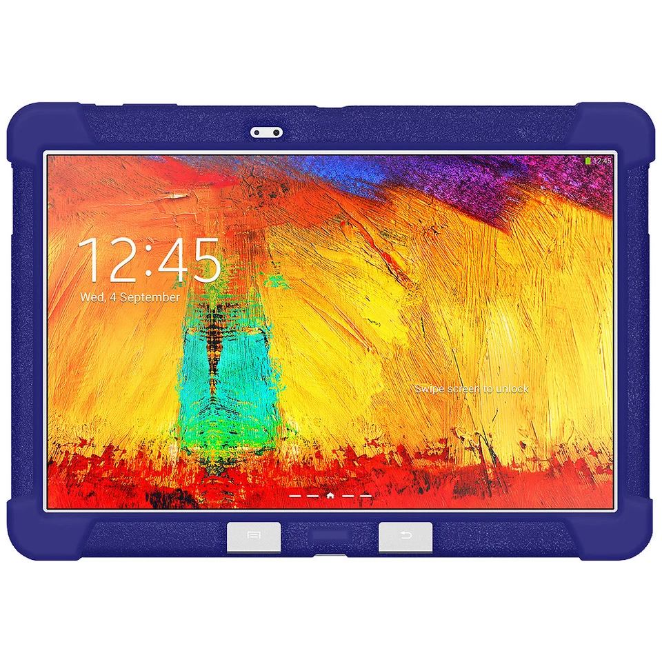 Funda de goma de silicona suave resistente AMZER para Samsung Galaxy Note 10.1 2014 Foto 1 de 2