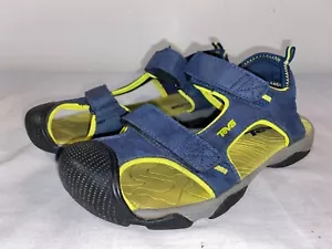 Teva Putian Water Sandals Youth Kid's Child Blue Closed Toe Heel - US 3 - Picture 1 of 5