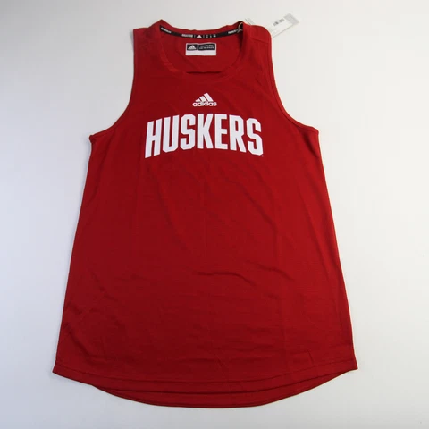 Nebraska Cornhuskers adidas HEAT.RDY Sleeveless Shirt Men's Red New Cover
