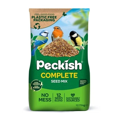 Peckish Complete Seed Mix Wild Bird Food Mix 12.75kg High Energy Feed