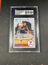 2021-22 Chronicles Draft Trey Murphy III Hoops Tribute Platinum Auto 1/1 SGC 9.5