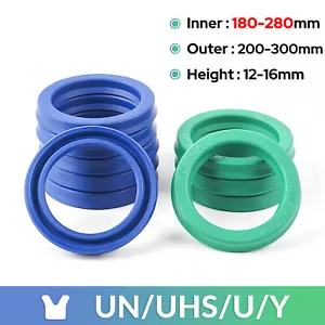 Junta de ariete hidráulica U-Cup u sello varilla y pistón cilindro de trabajo 180 mm-280 mm varilla od - Imagen 1 de 6