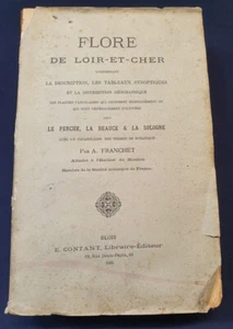 Flore de Loir et Cher 1885 Franchet Sologne Perche Beauce - Picture 1 of 5